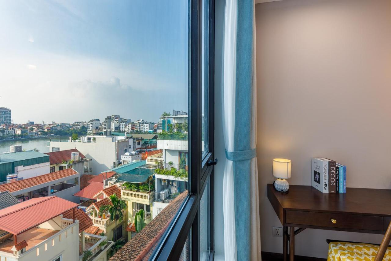 Margaery Boutique Apartment & Skyon9 Rooftop Bar Ханой Екстериор снимка